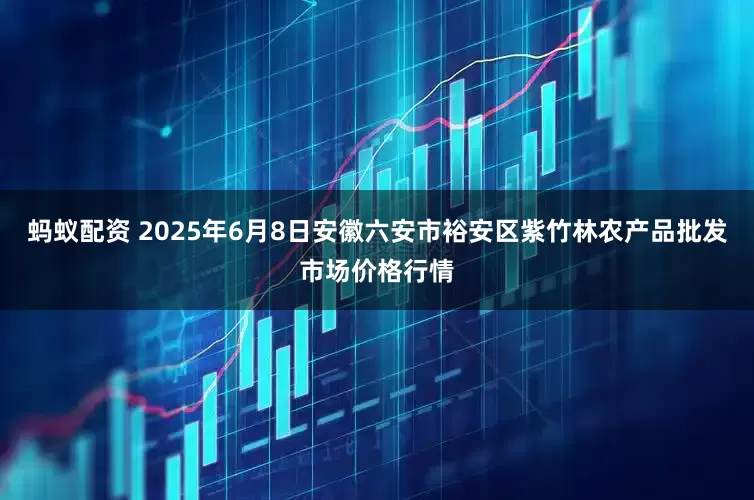 蚂蚁配资 2025年6月8日安徽六安市裕安区紫竹林农产品批发市场价格行情