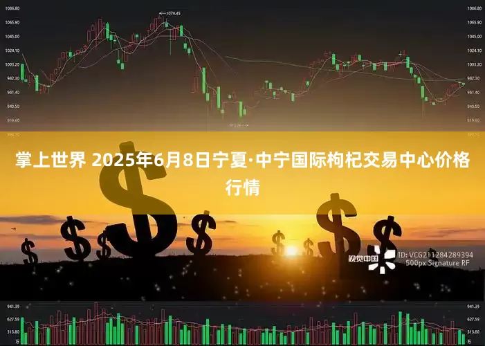 掌上世界 2025年6月8日宁夏·中宁国际枸杞交易中心价格行情